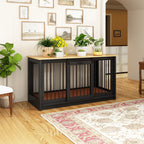 Cage pour chien élégante et robuste avec renfort en tube de fer