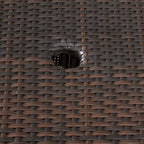 Ensemble bistrot d'extérieur Peterson 3 pièces en osier avec coussins par Christopher Knight Home