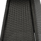 Ensemble bistrot d'extérieur Peterson 3 pièces en osier avec coussins par Christopher Knight Home