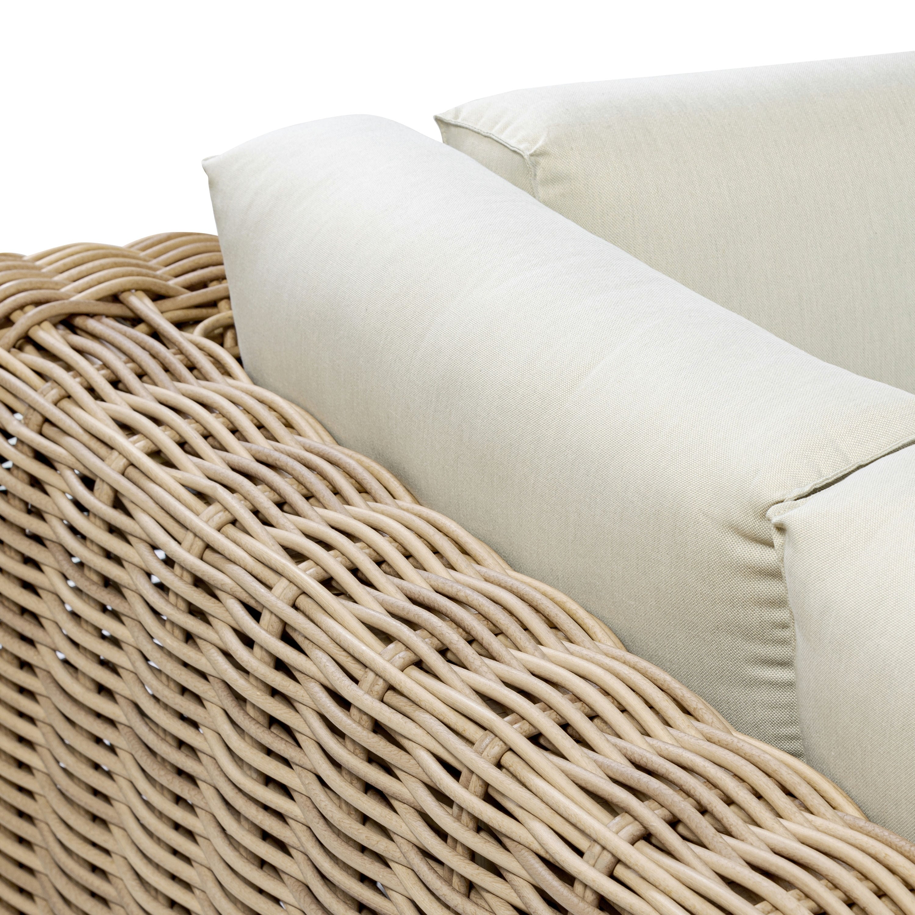 Ensemble de salon d'angle d'extérieur/terrasse Poly &amp; Bark Puglia avec table basse