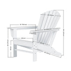 Chaises Adirondack Polytrends Altura Outdoor écologiques toutes saisons (lot de 2)