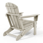 Chaises pliantes Adirondack Polytrends Laguna résistantes aux intempéries (lot de 2)