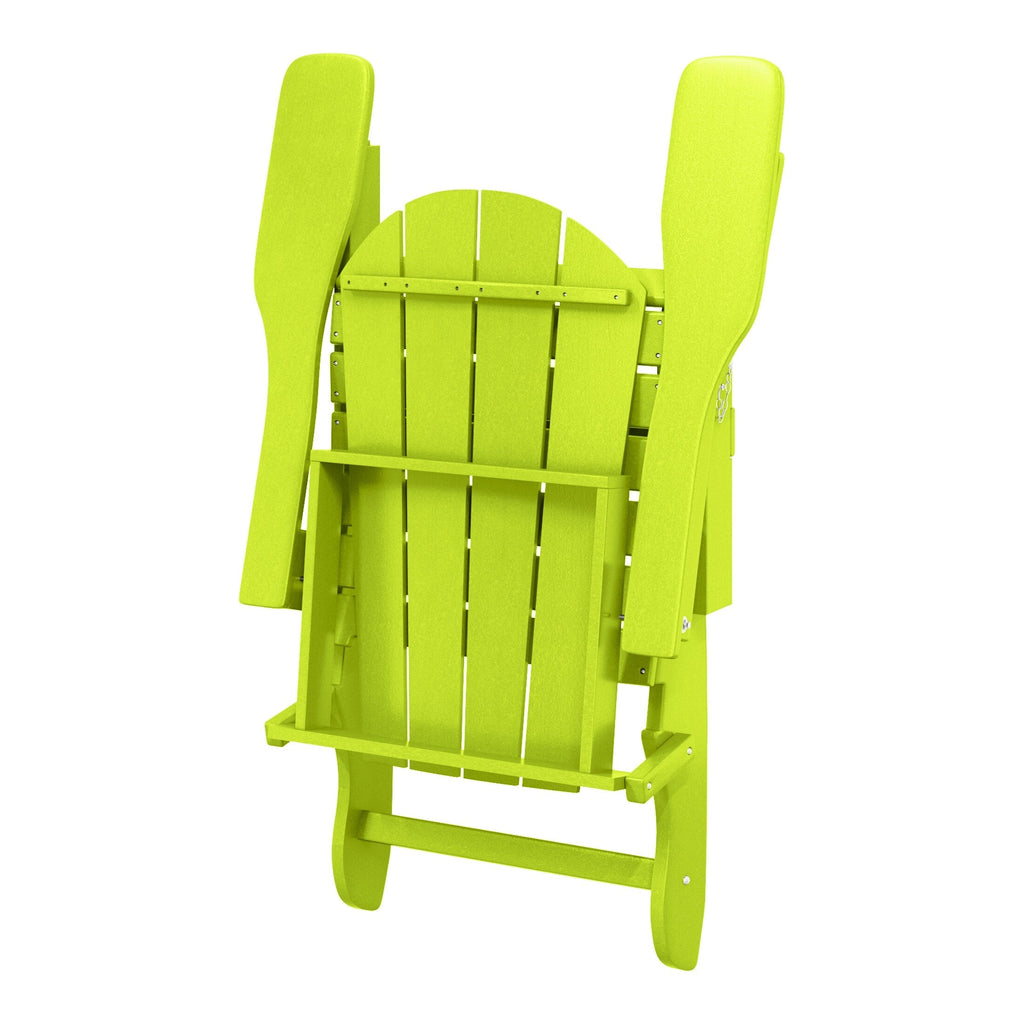 Chaises pliantes Adirondack Polytrends Laguna résistantes aux intempéries (lot de 2)