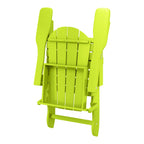 Chaises pliantes Adirondack Polytrends Laguna résistantes aux intempéries (lot de 2)