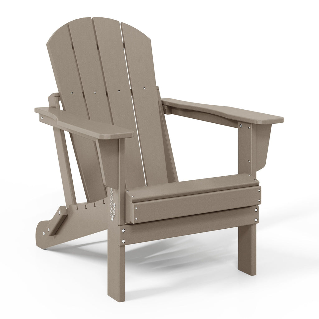 Chaises pliantes Adirondack Polytrends Laguna résistantes aux intempéries (lot de 4)