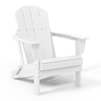 Chaises pliantes Adirondack Polytrends Laguna résistantes aux intempéries (lot de 4)