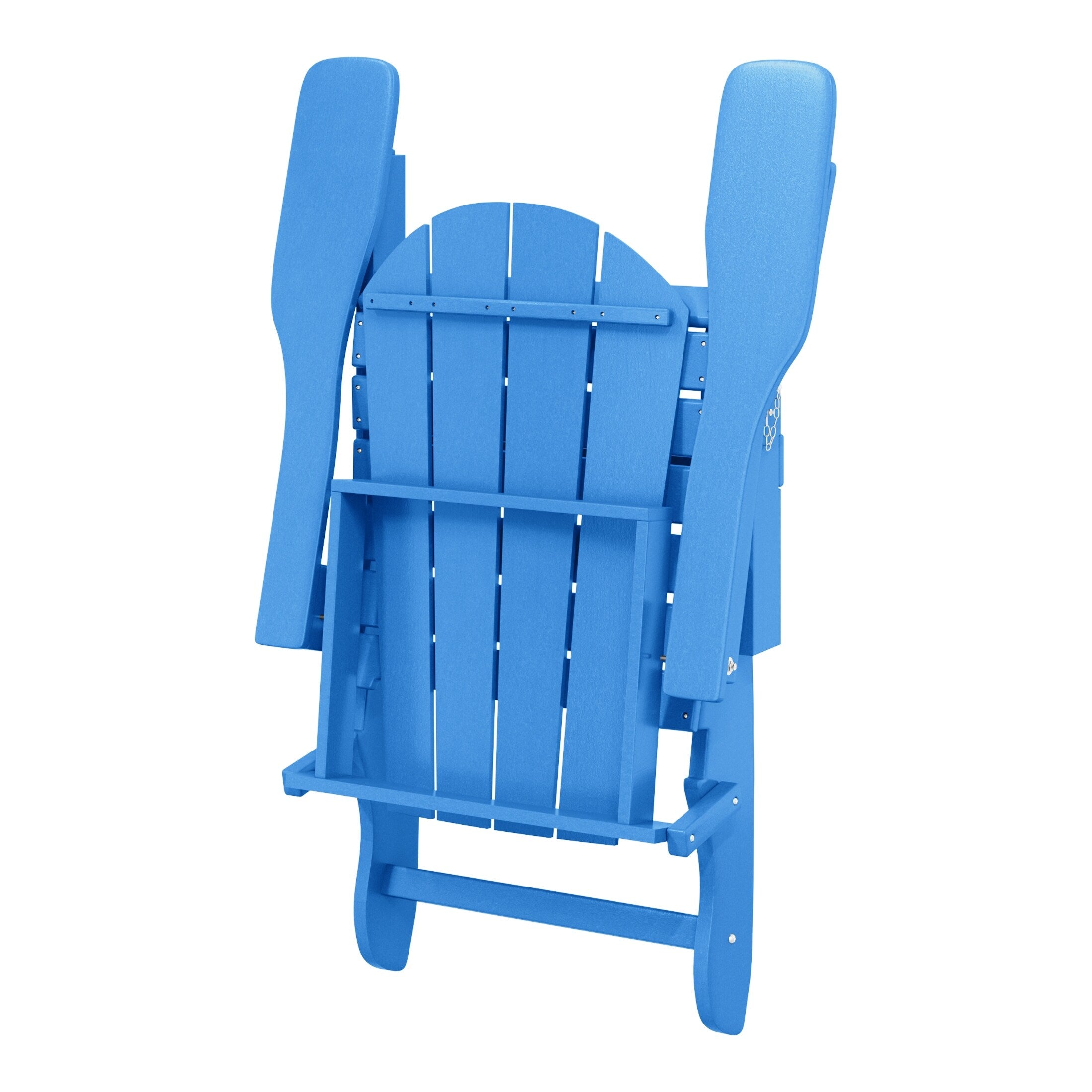 Chaises pliantes Adirondack Polytrends Laguna résistantes aux intempéries (lot de 4)