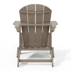 Chaises pliantes Adirondack Polytrends Laguna résistantes aux intempéries (lot de 4)
