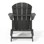 Chaises pliantes Adirondack Polytrends Laguna résistantes aux intempéries (lot de 4)