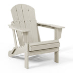 Chaises pliantes Adirondack Polytrends Laguna résistantes aux intempéries (lot de 4)