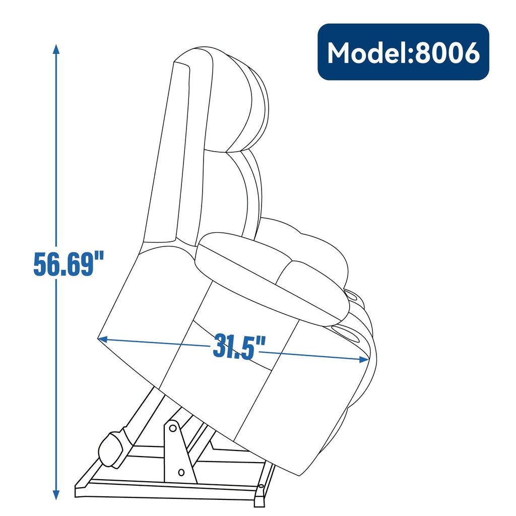 Fauteuil inclinable électrique