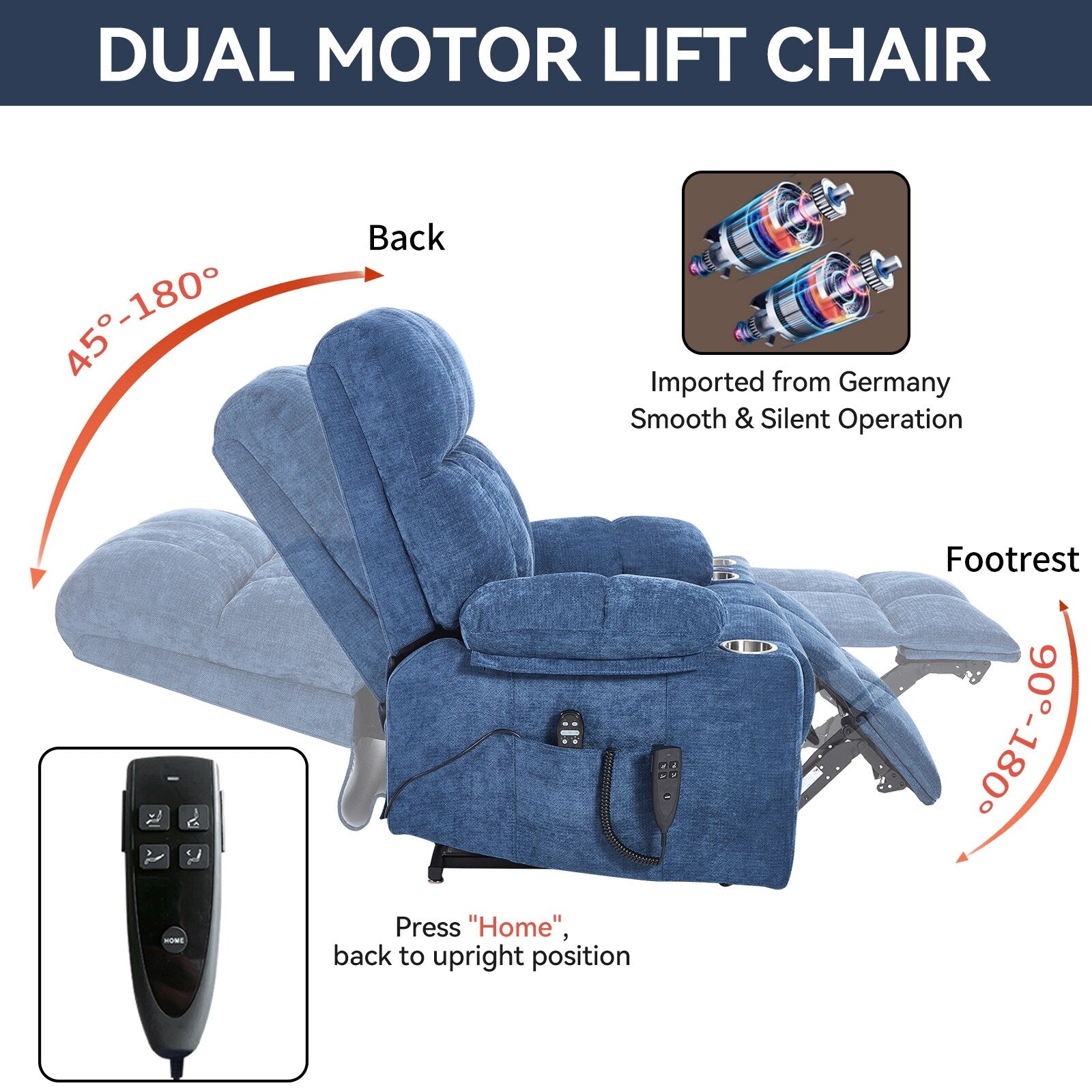 Fauteuil inclinable électrique