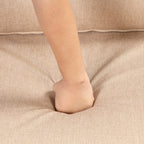 Canapé-lit gigogne 3 en 1 avec table à 2 oreilles