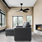 Canapé sectionnel réversible avec lit gigogne, méridienne avec rangement dissimulé, pieds durables,