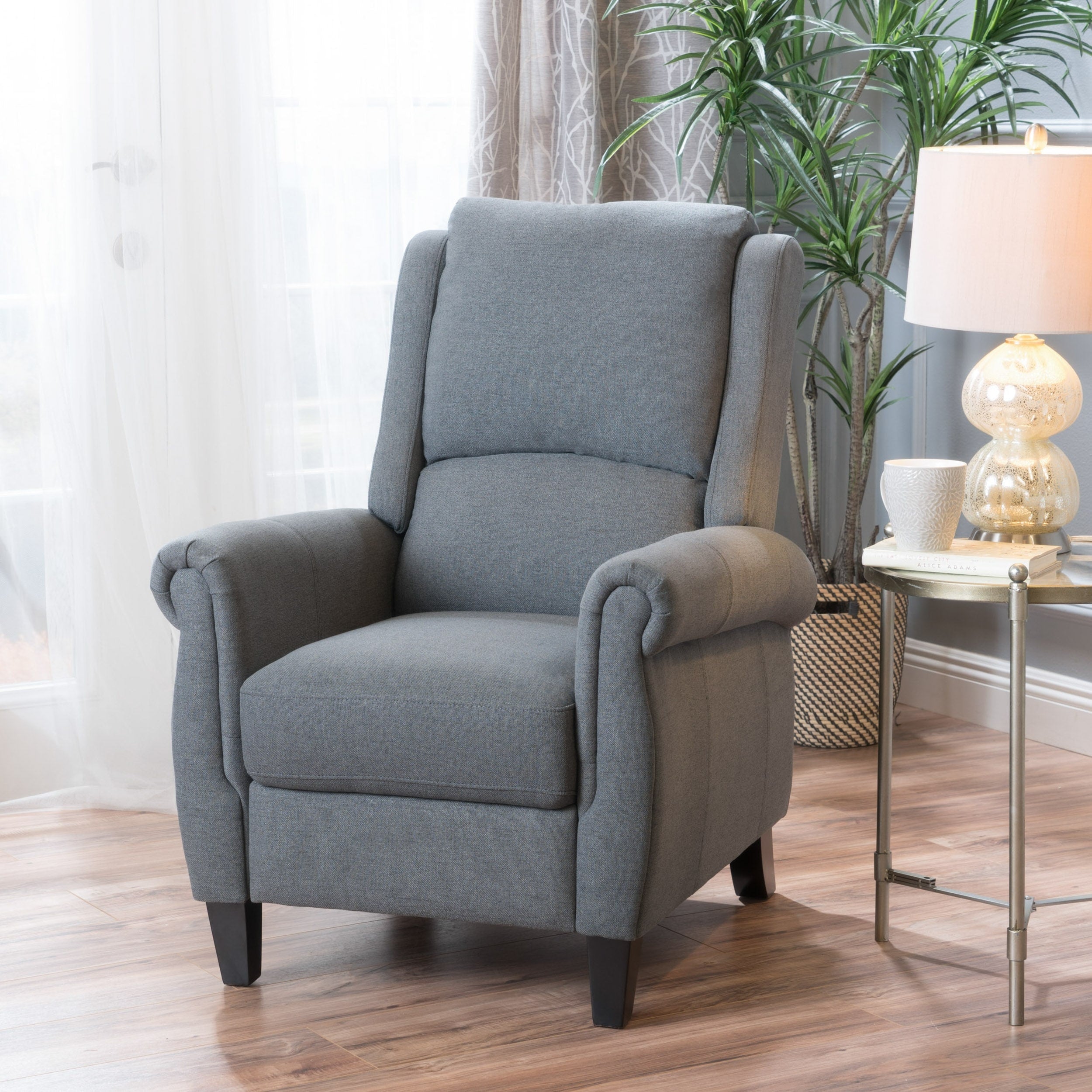 Fauteuil inclinable en cuir PU ultra-confortable Roomfitters, fauteuil inclinable luxueux pour salon ou chambre à coucher