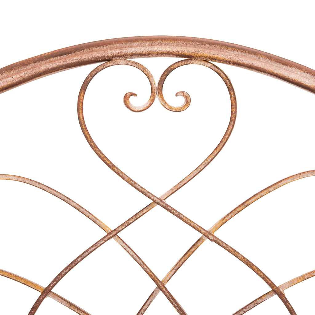 Étagère de boulangerie d'extérieur à 4 niveaux en fer forgé victorien SAFAVIEH Bryn - 25 po L x 15 po P x 63 po H - 25L x 15P x 63H