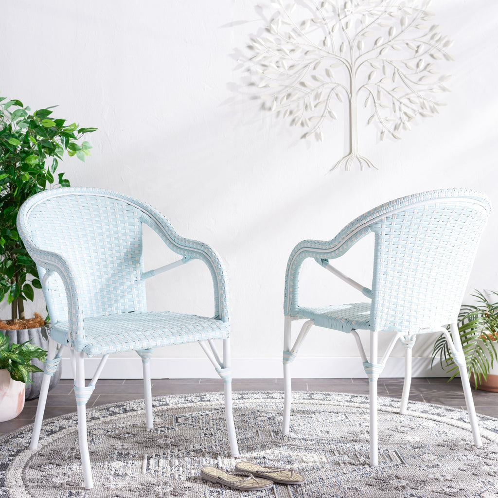 Fauteuil SAFAVIEH Doreth (lot de 2) - 23 L x 36 P x 25 H