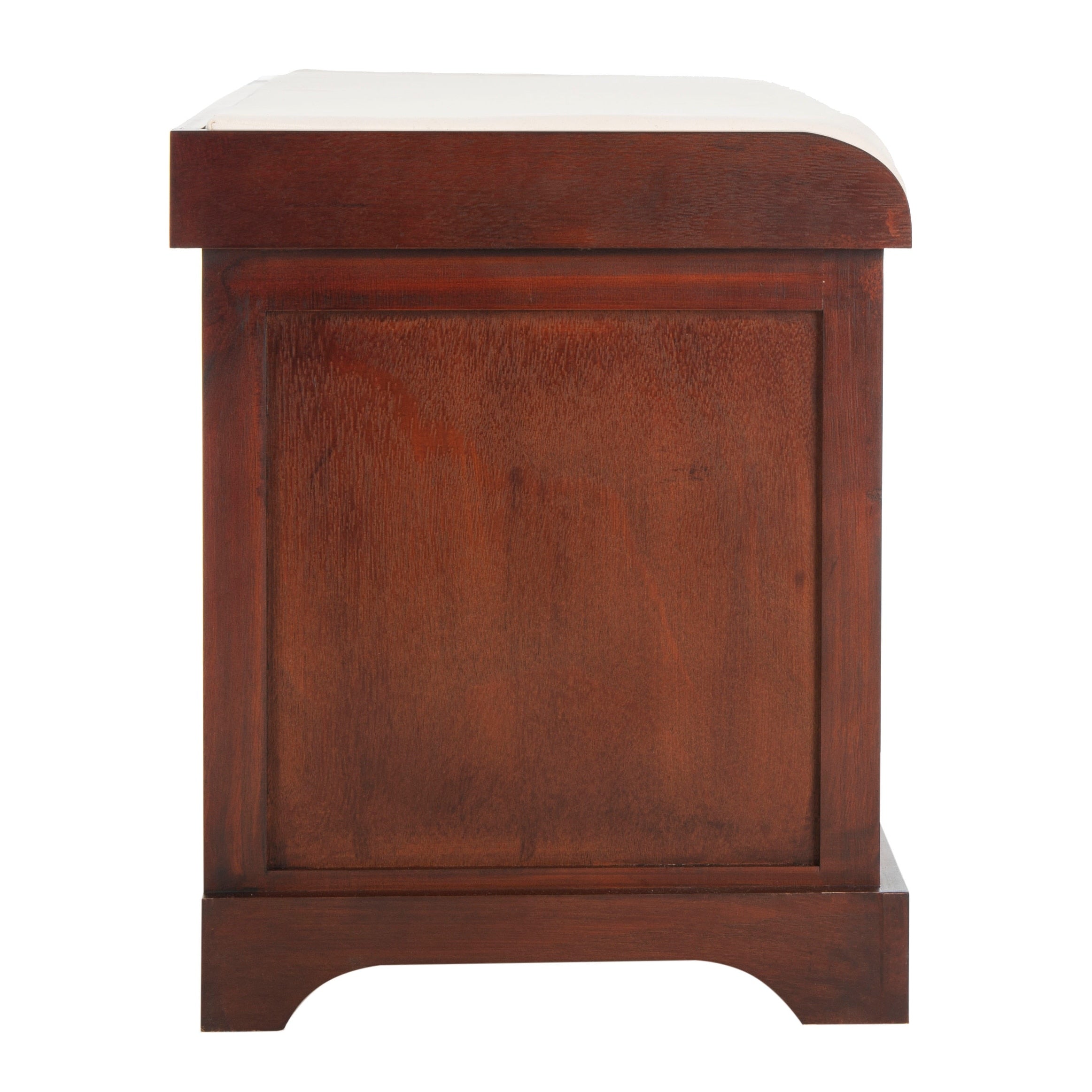Banc de rangement tressé marron Euphemia de SAFAVIEH - 33,5 x 16,1 x 19,9 - 34 L x 16 P x 20 H
