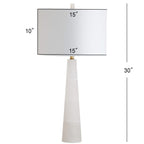 Lampe de table à DEL SAFAVIEH Lighting Giorgiana 30 pouces en albâtre - 15 x 15 x 30 - 15 L x 15 P x 30 H