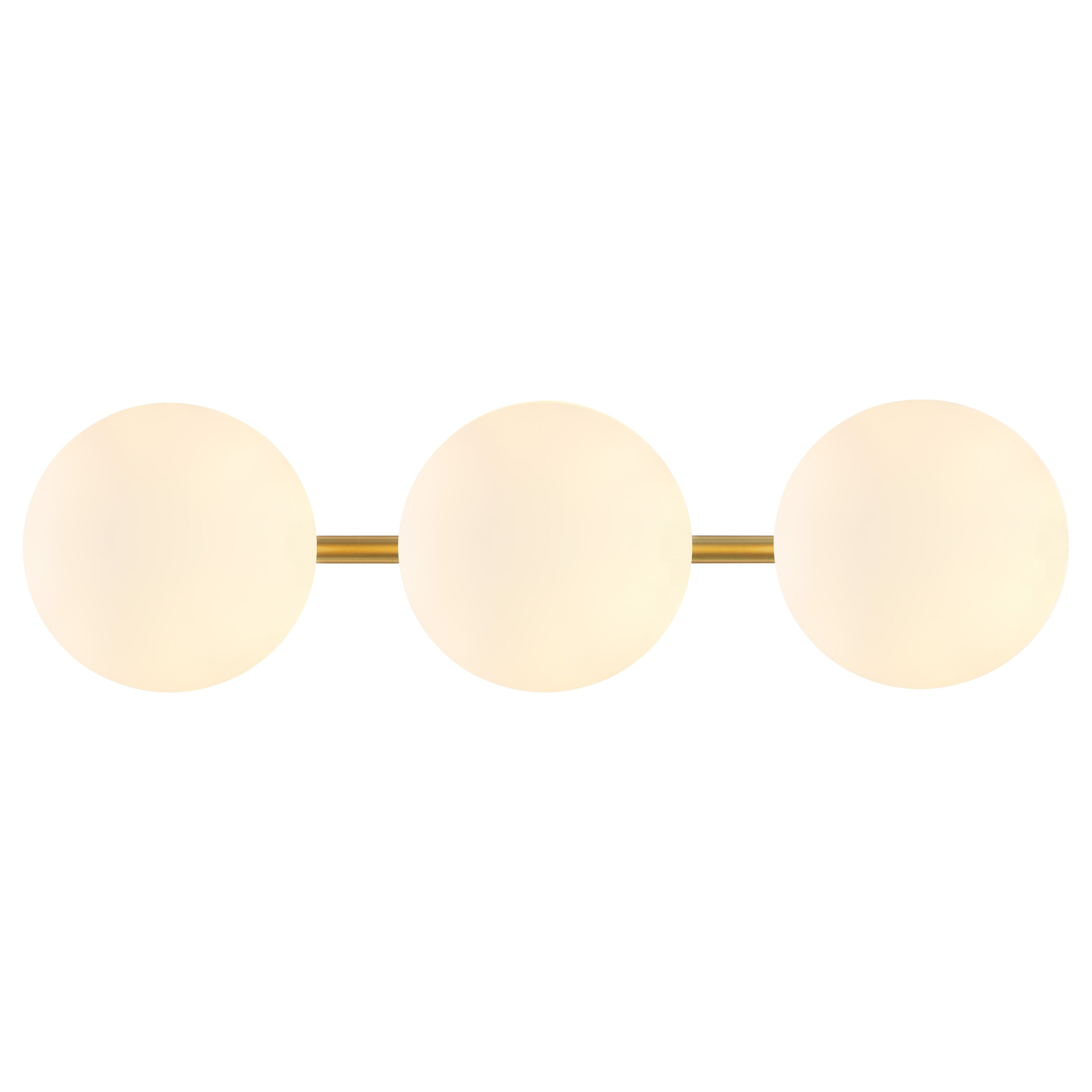 Applique murale traditionnelle SAFAVIEH Lighting Lambrini 21 (3 ampoules) - 6 L x 8 P x 21 H - 21 L x 8 P x 6 H