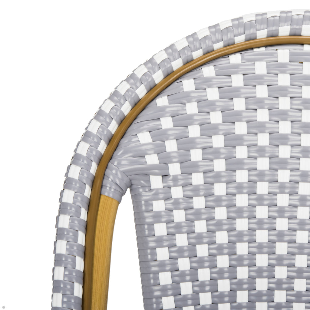 Chaise de salle à manger empilable SAFAVIEH Marolyn (lot de 2) - 18 L x 22 P x 35 H