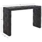 Console en rotin Mindel SAFAVIEH - 51 L x 14 P x 32 H