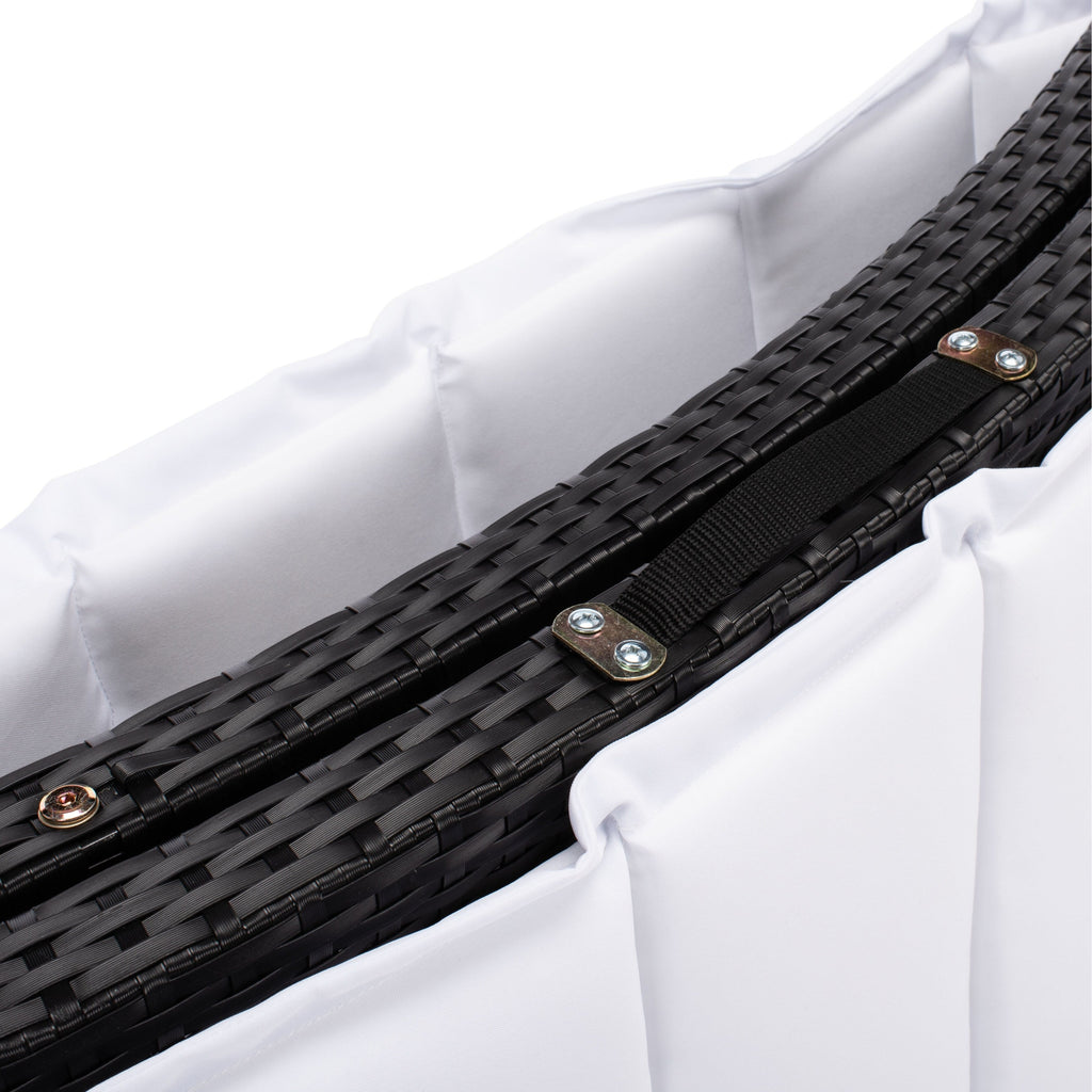 Ensemble de chaises longues d'extérieur Blaguna 3 pièces SAFAVIEH - 83 L x 20 P x 24 H