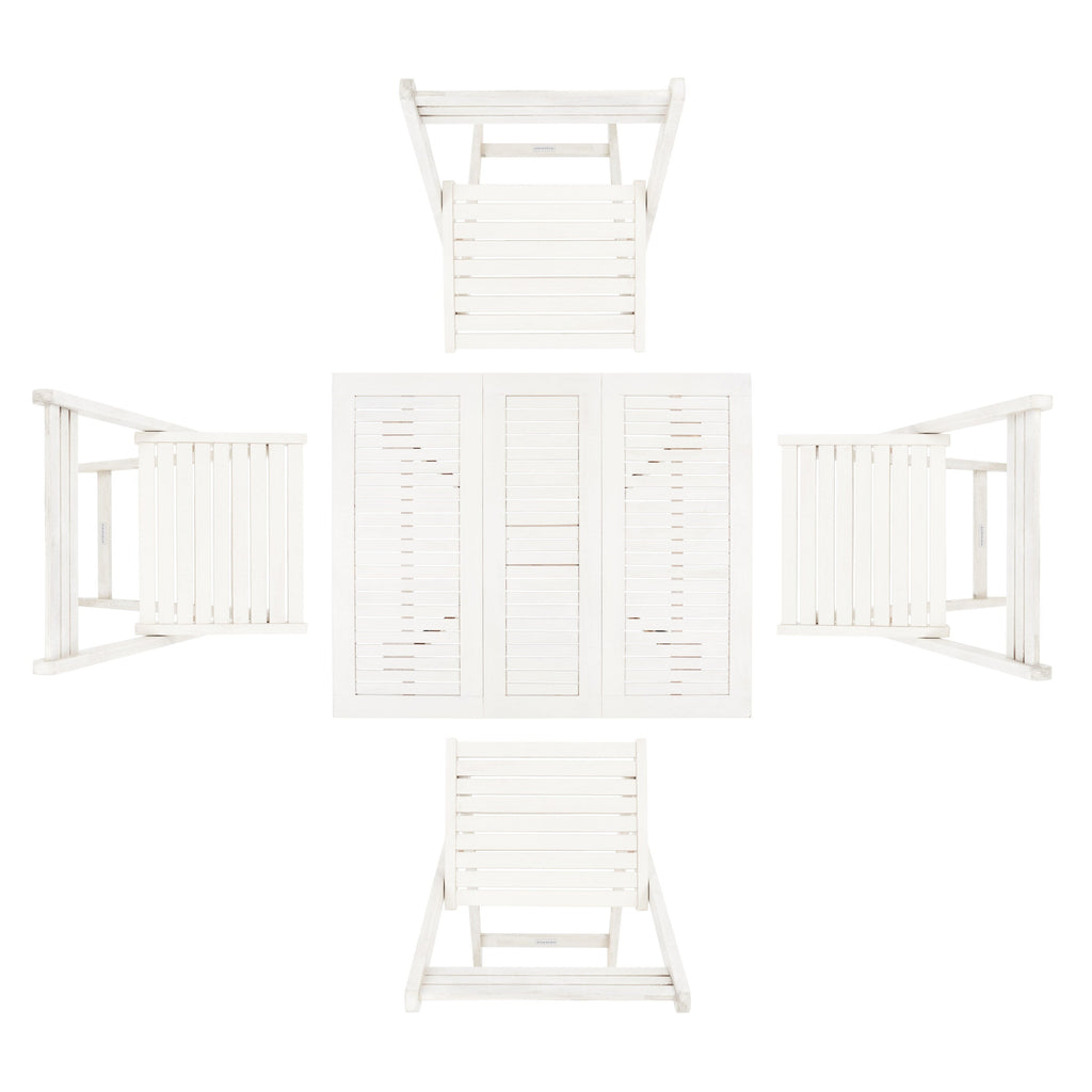 Ensemble de salle à manger d'extérieur 5 pièces SAFAVIEH Brandy - 43 x 35 x 29 cm