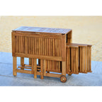 Ensemble de salle à manger d'extérieur 5 pièces SAFAVIEH Brandy - 43 x 35 x 29 cm