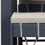 SAFAVIEH Ensemble de bar extérieur Euda (7 pièces) - 29Lx59Px42H