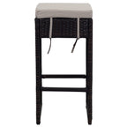 SAFAVIEH Ensemble de bar extérieur Euda (7 pièces) - 29Lx59Px42H