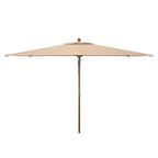 Parasol de marché à poulie en bois SAFAVIEH Outdoor Glauca de 11 pieds