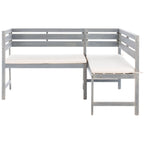 Ensemble de salon d'angle d'extérieur Kenna 3 pièces pour balcon SAFAVIEH - 39 L x 19 P x 33 H