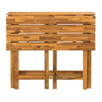 Ensemble de salon d'angle d'extérieur Kenna 3 pièces pour balcon SAFAVIEH - 39 L x 19 P x 33 H