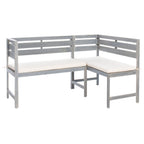 Ensemble de salon d'angle d'extérieur Kenna 3 pièces pour balcon SAFAVIEH - 39 L x 19 P x 33 H