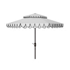 Parasol double toit SAFAVIEH Outdoor Kjerstin Valance 9 pieds