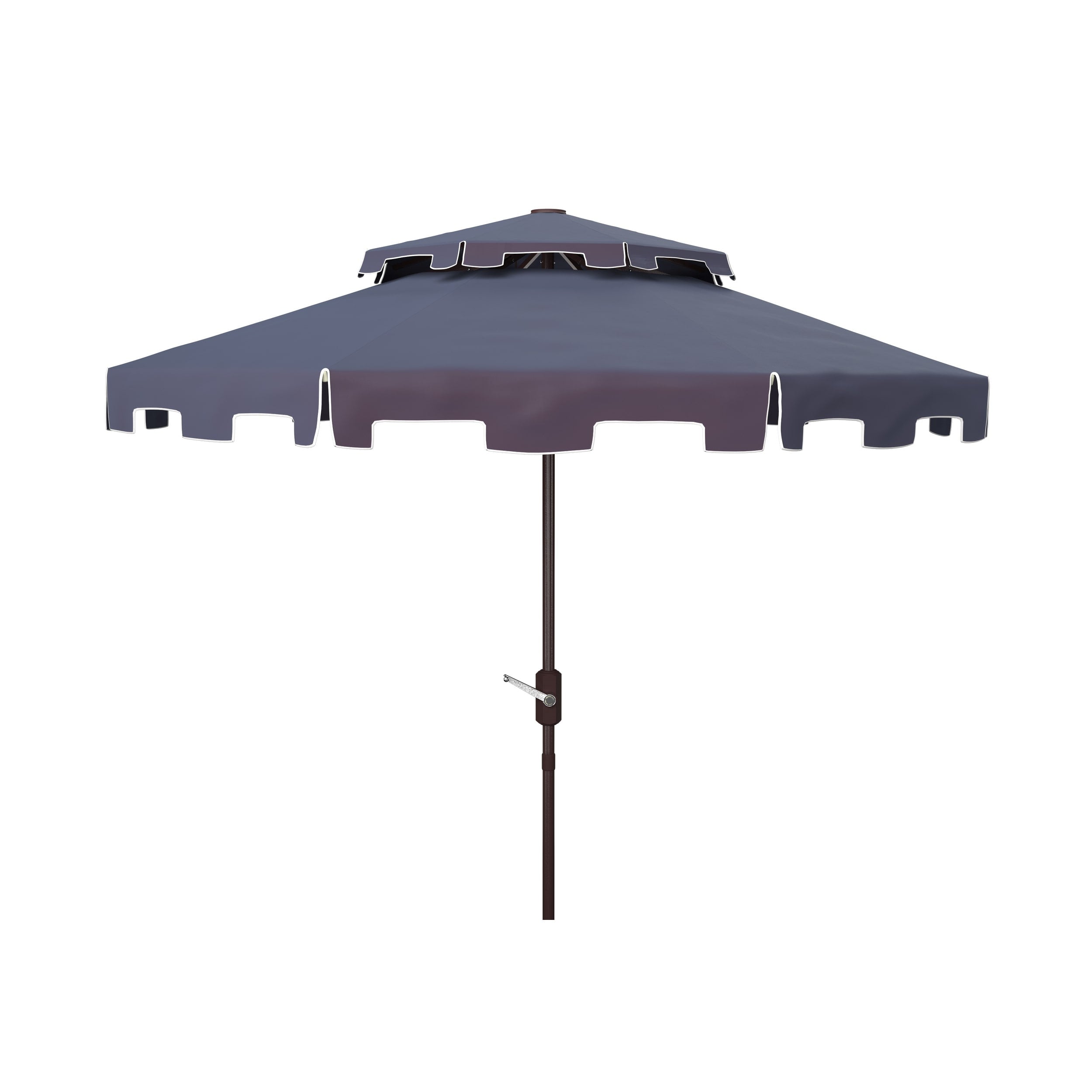Parasol de marché double SAFAVIEH Outdoor Livia 9 pieds, base non incluse