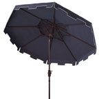 Parasol de marché double SAFAVIEH Outdoor Livia 9 pieds, base non incluse