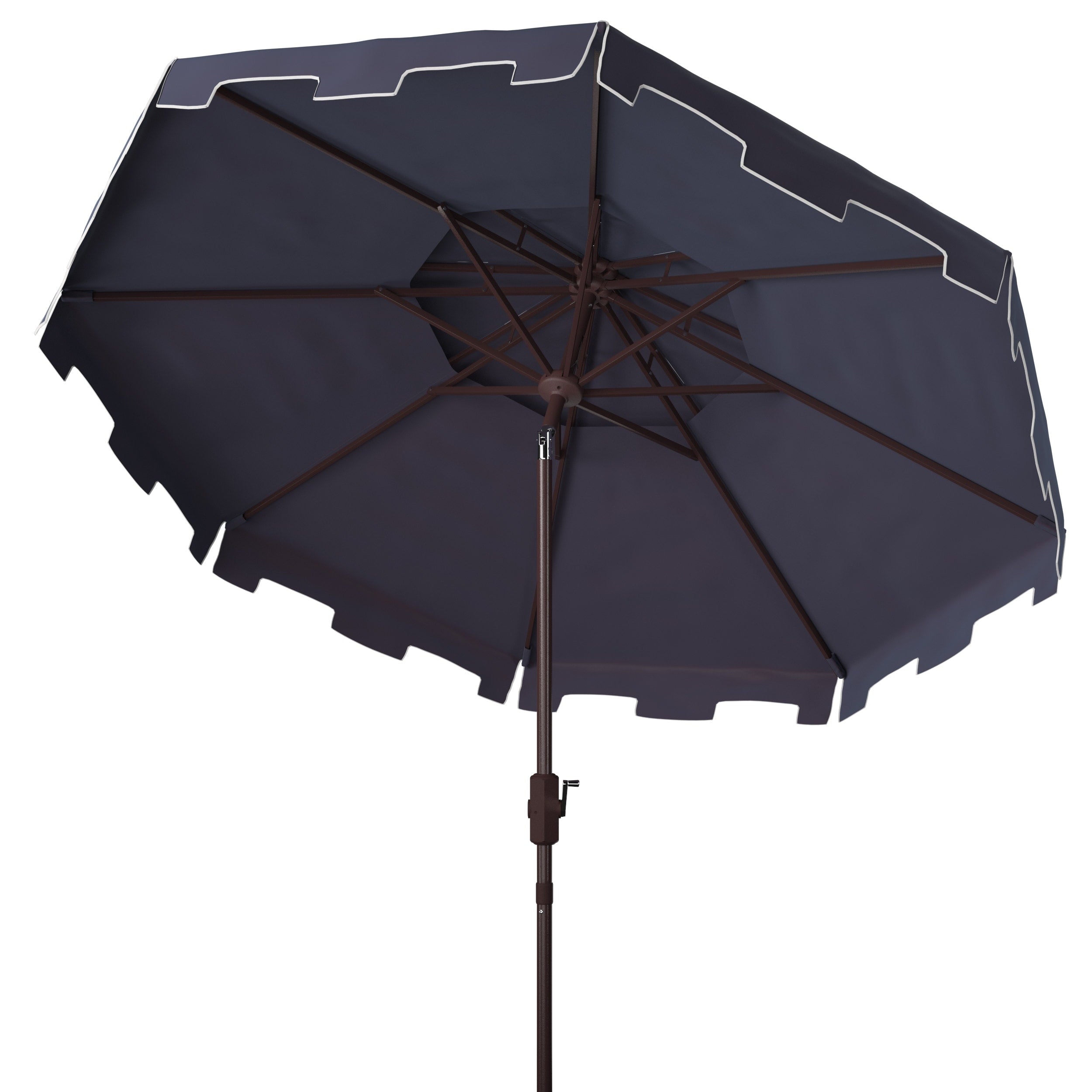 Parasol de marché double SAFAVIEH Outdoor Livia 9 pieds, base non incluse