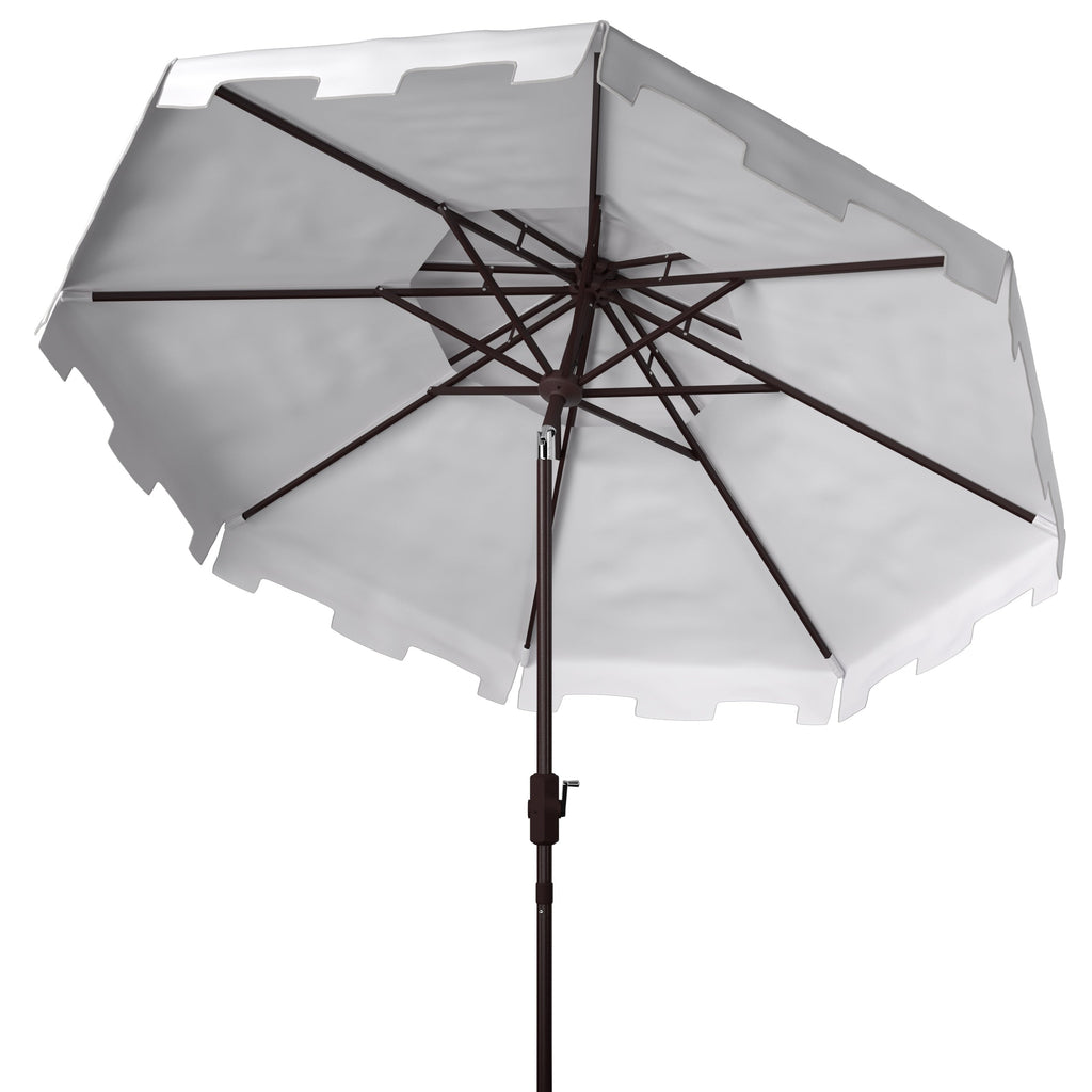 Parasol de marché double SAFAVIEH Outdoor Livia 9 pieds, base non incluse