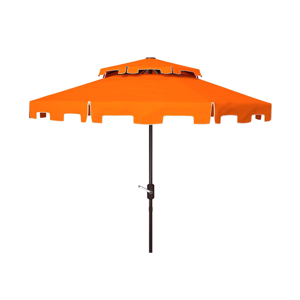Parasol de marché double SAFAVIEH Outdoor Livia 9 pieds, base non incluse