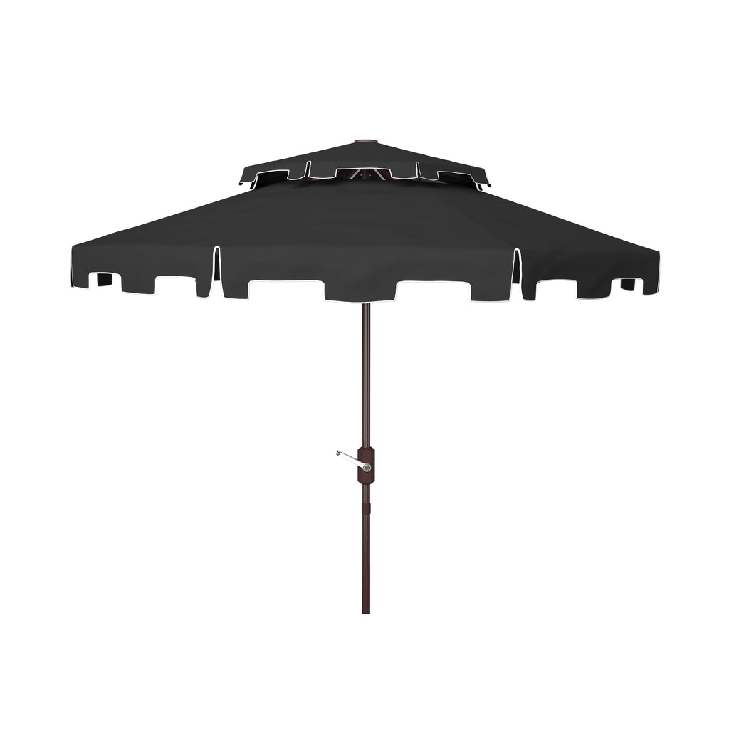 Parasol de marché double SAFAVIEH Outdoor Livia 9 pieds, base non incluse
