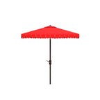 Parasol carré d'extérieur SAFAVIEH Naima Valance de 7,5 pieds