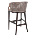 Tabouret de bar en rotin SAFAVIEH Virona de 76 cm (22,3 po l x 20,5 po l x 39 po H)