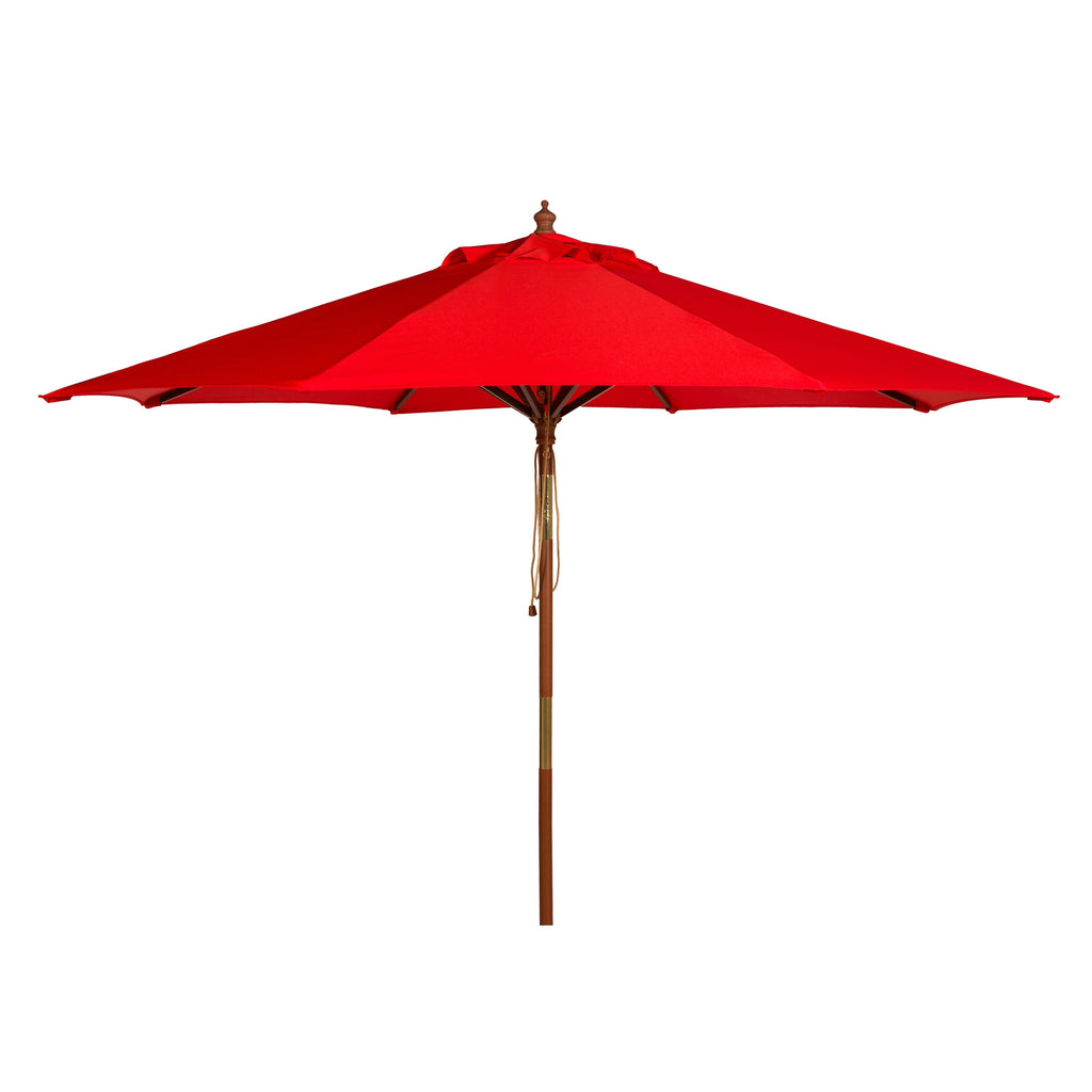 Parasol d'extérieur en bois SAFAVIEH Zlatana de 2,7 m