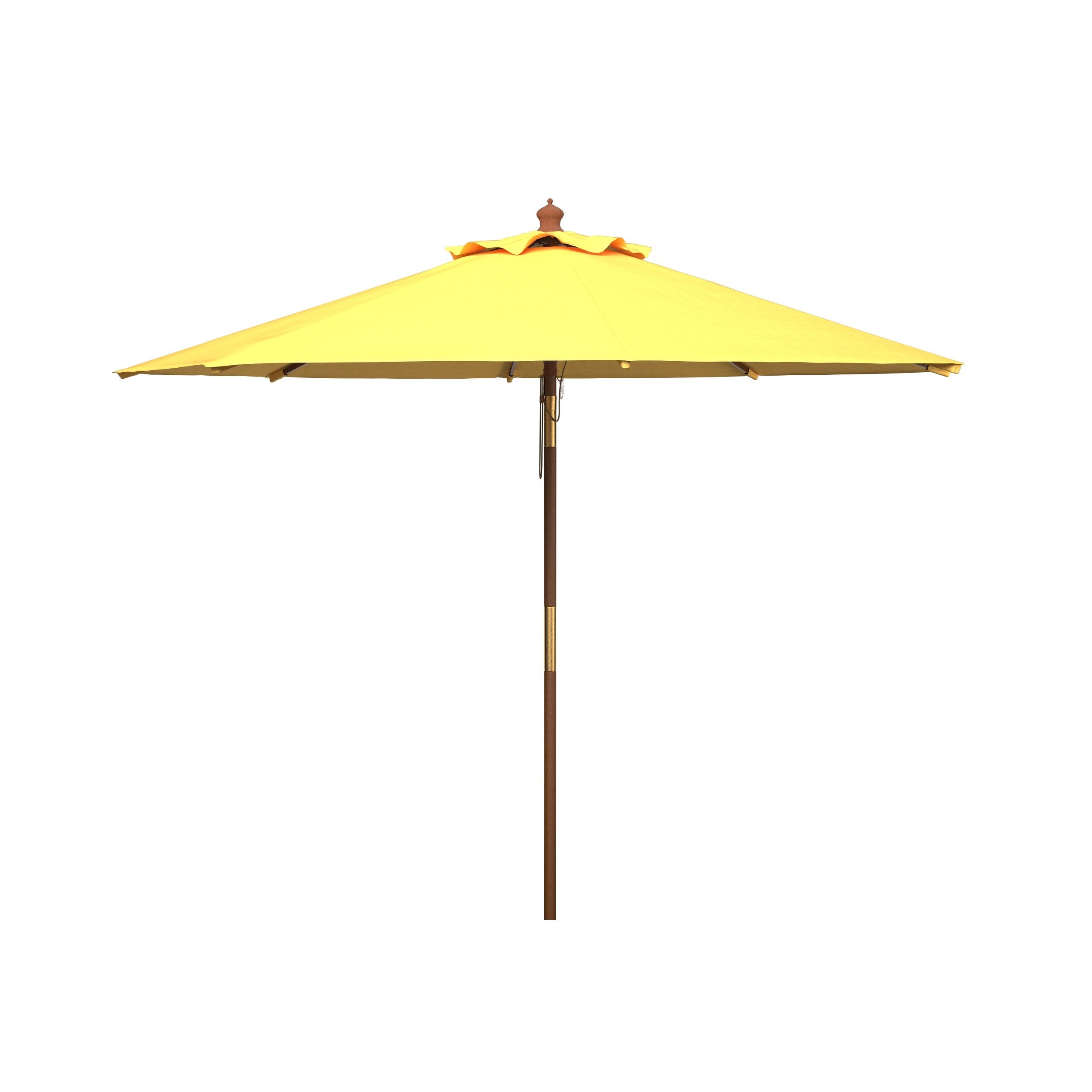 Parasol d'extérieur en bois SAFAVIEH Zlatana de 2,7 m
