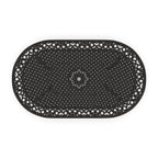 Ensemble de salle à manger d'extérieur en aluminium bronze Sanibel 7 pièces avec table à manger ovale de 72 pouces et six fauteuils par Homestyles