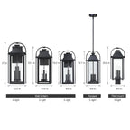 Applique murale d'extérieur Brits Black