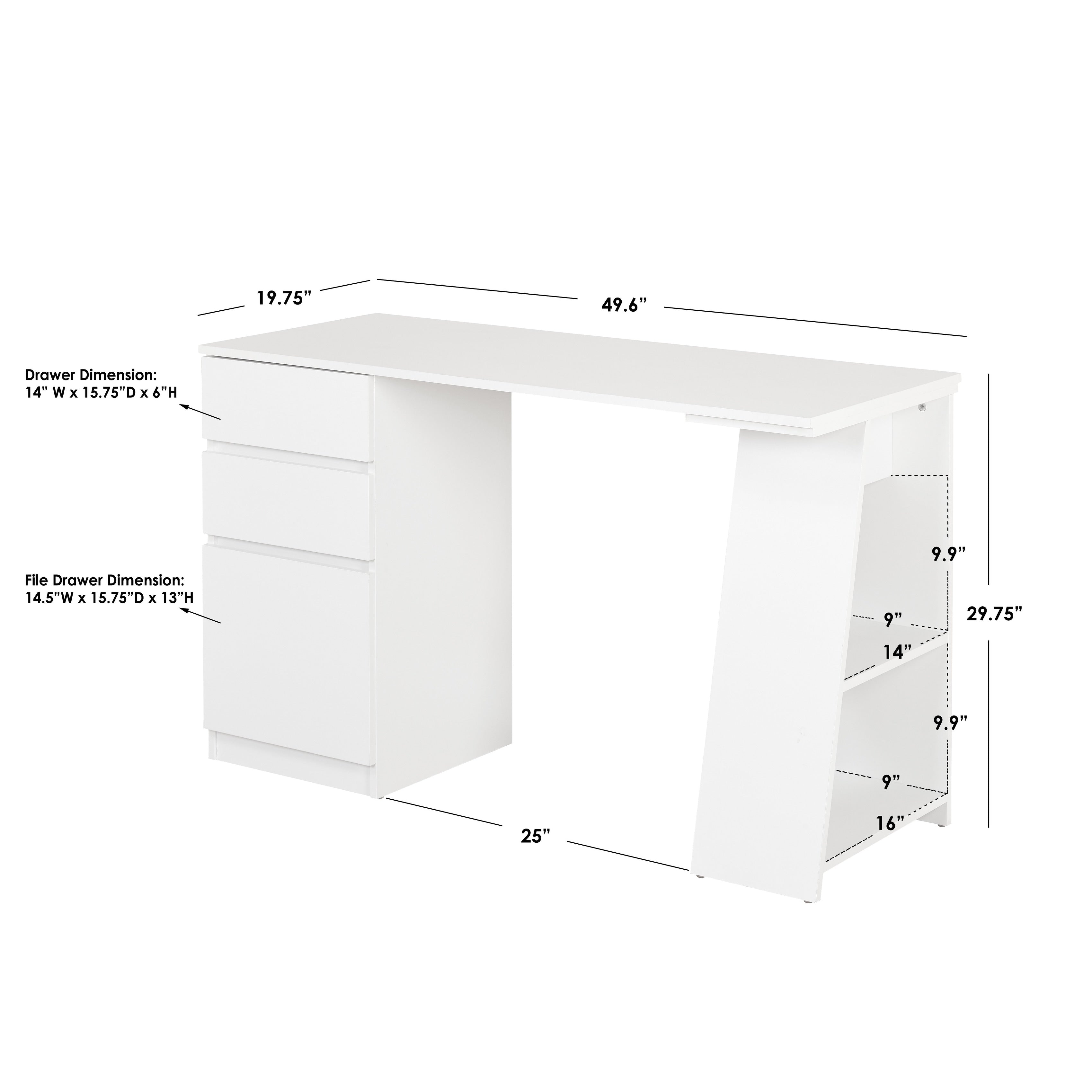 Bureau d'écriture moderne Simple Living Como