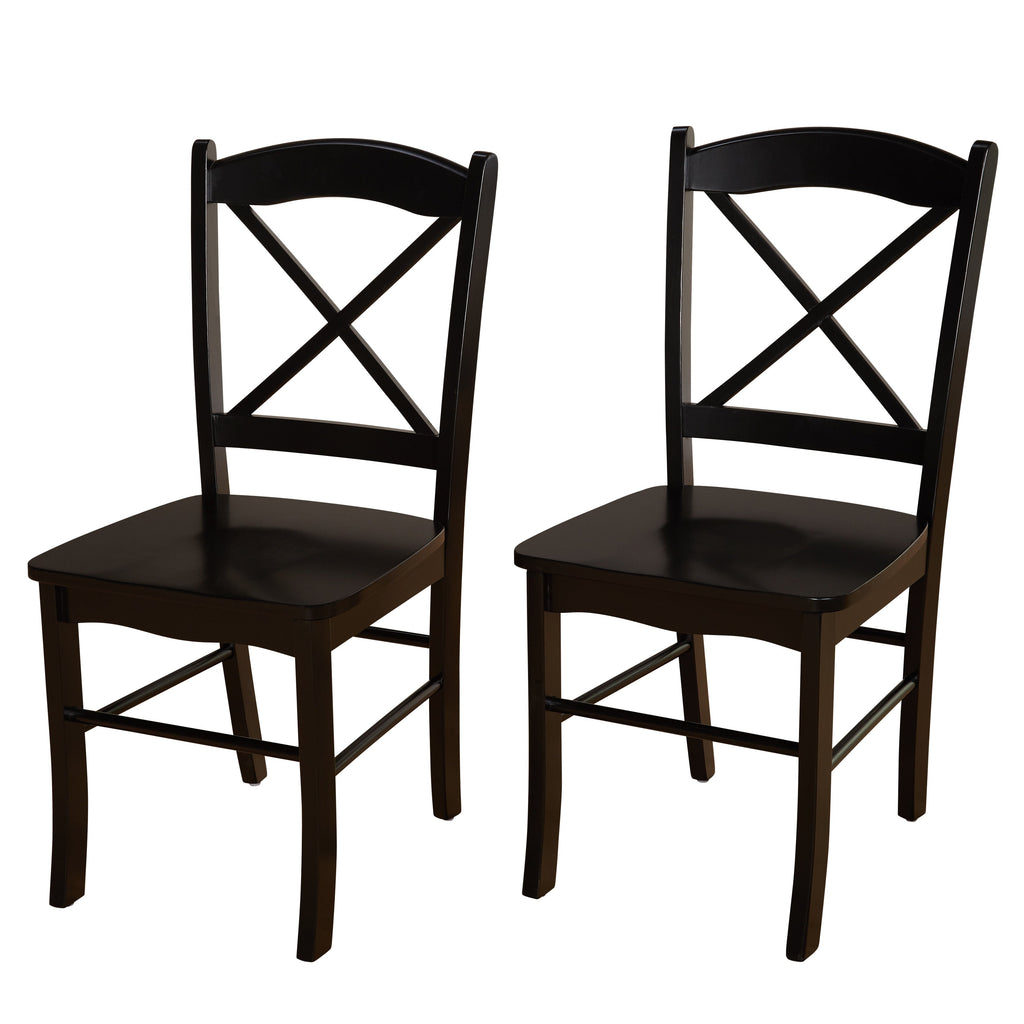 Chaises de salle à manger de style cottage de campagne Simple Living (lot de 2)